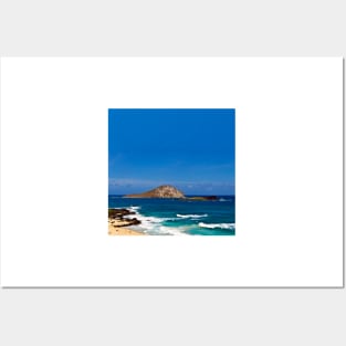 Manana Island, Waimanalo, Hawaii Oahu Posters and Art